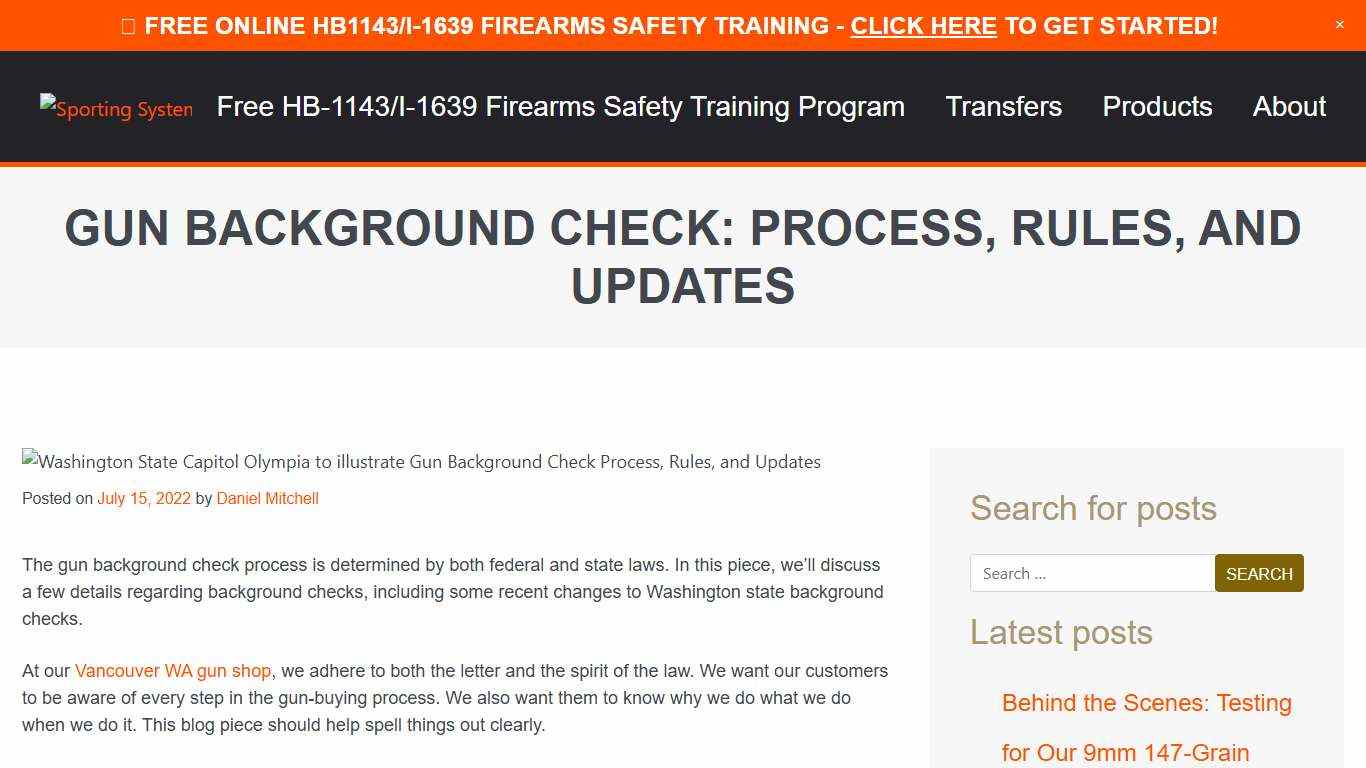 Gun Background Check: Process, Rules, and Updates - Sporting Systems